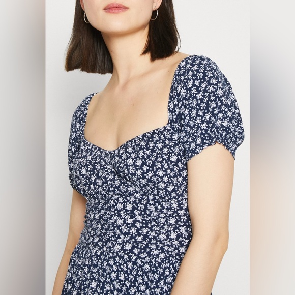 HOLLISTER Ruched Waist Midi Dress, Size XXL - Picture 2 of 8